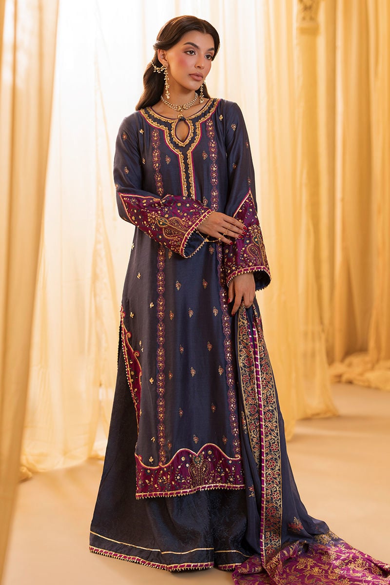 Ansab Jahangir | Artisan Prints 26 |Amora - Formal Dress - available at Maria Faisal in UK and USA.