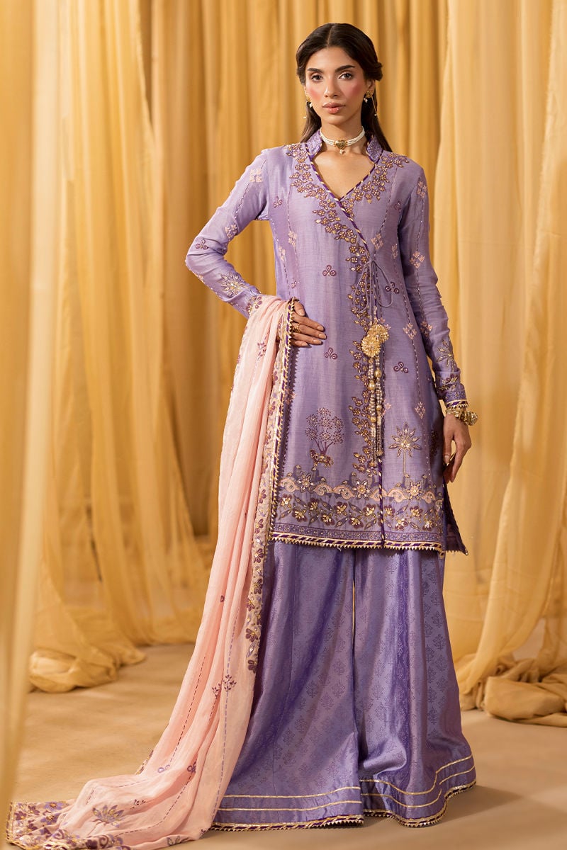 Ansab Jahangir | Artisan Prints 26 | Soleia - Formal Dress - available at Maria Faisal in UK and USA.