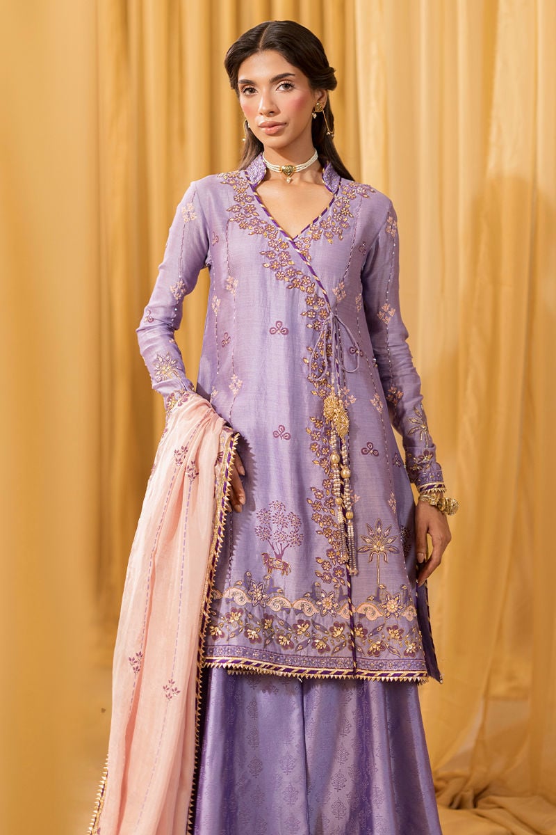 Ansab Jahangir | Artisan Prints 26 | Soleia - Formal Dress - available at Maria Faisal in UK and USA.
