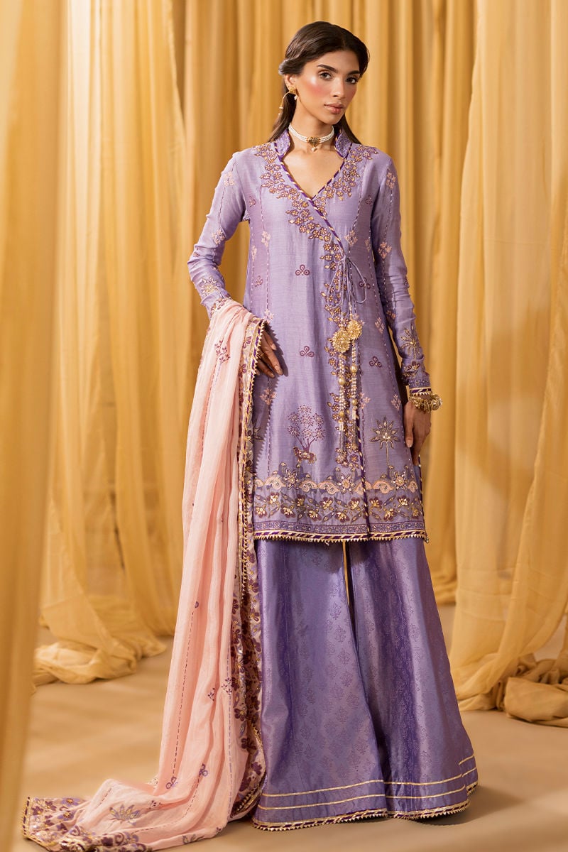 Ansab Jahangir | Artisan Prints 26 | Soleia - Formal Dress - available at Maria Faisal in UK and USA.