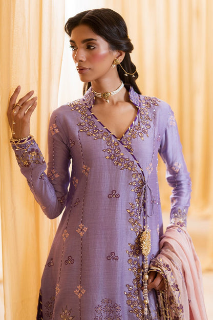 Ansab Jahangir | Artisan Prints 26 | Soleia - Formal Dress - available at Maria Faisal in UK and USA.