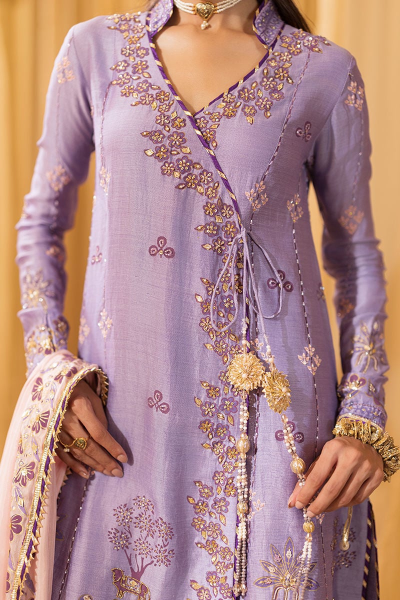Ansab Jahangir | Artisan Prints 26 | Soleia - Formal Dress - available at Maria Faisal in UK and USA.