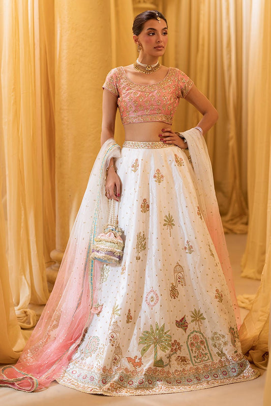 Ansab Jahangir | Artisan Prints 26 |Rosewood - Formal Dress - available at Maria Faisal in UK and USA.