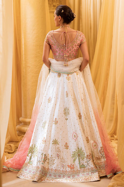 Ansab Jahangir | Artisan Prints 26 |Rosewood - Formal Dress - available at Maria Faisal in UK and USA.