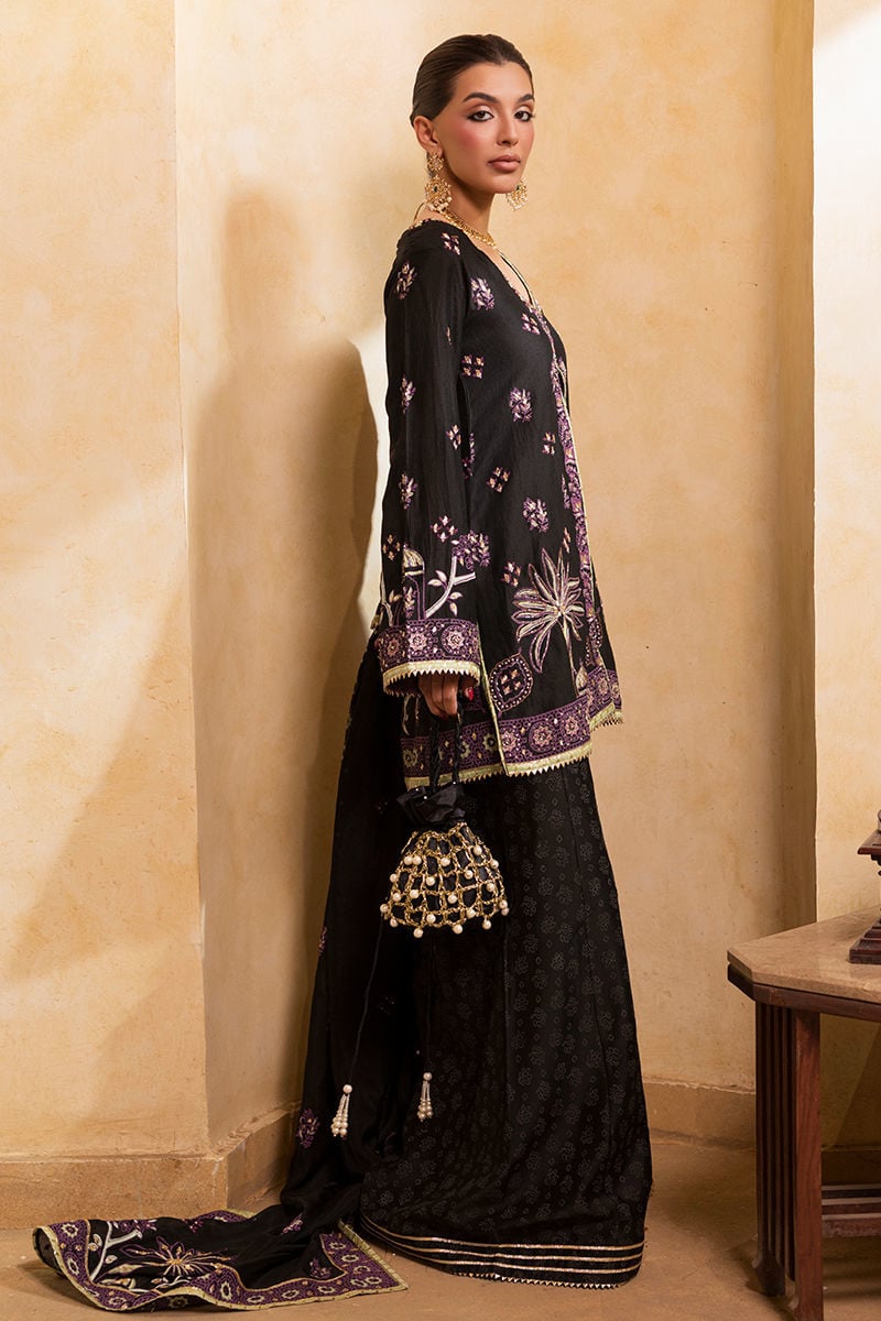 Ansab Jahangir | Artisan Prints 26 |Shadow Silk - Formal Dress - available at Maria Faisal in UK and USA.