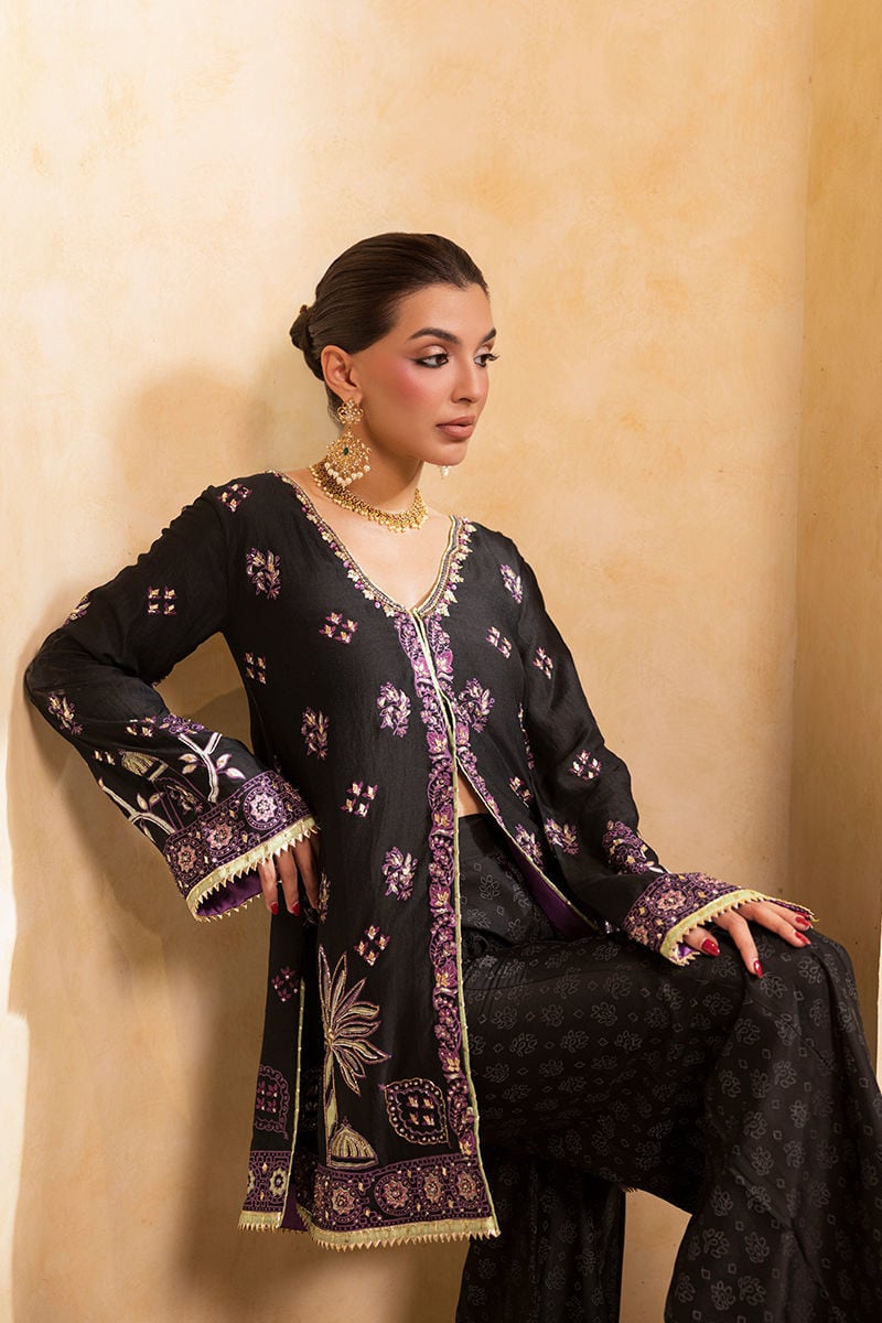 Ansab Jahangir | Artisan Prints 26 |Shadow Silk - Formal Dress - available at Maria Faisal in UK and USA.