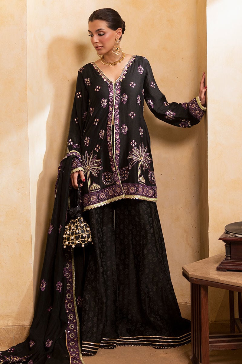 Ansab Jahangir | Artisan Prints 26 |Shadow Silk - Formal Dress - available at Maria Faisal in UK and USA.