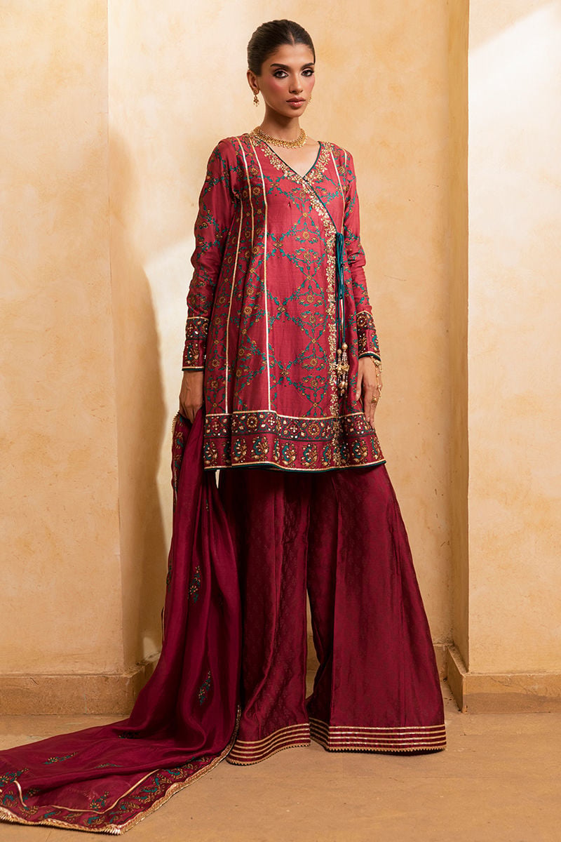 Ansab Jahangir | Artisan Prints 26 | Regalia - Formal Dress - available at Maria Faisal in UK and USA.
