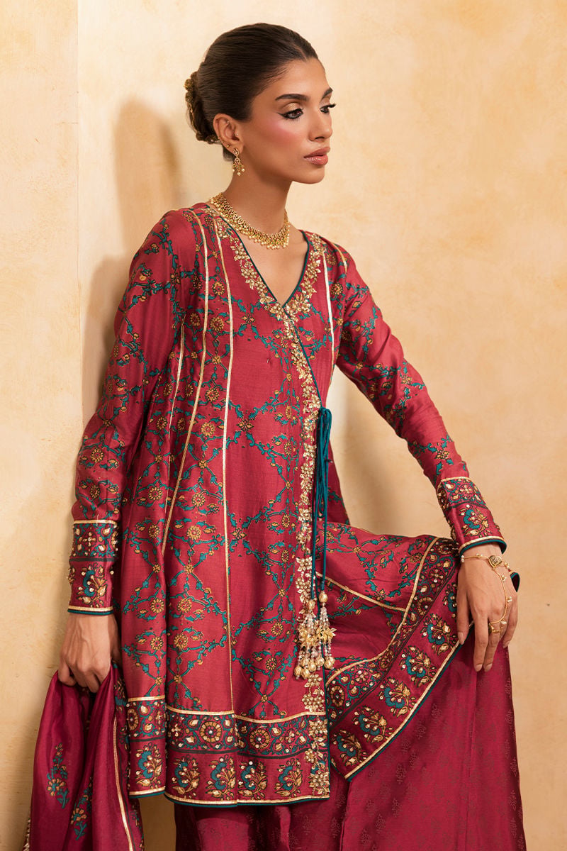 Ansab Jahangir | Artisan Prints 26 | Regalia - Formal Dress - available at Maria Faisal in UK and USA.