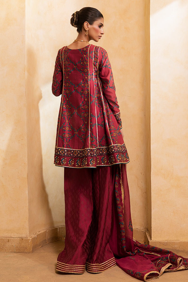 Ansab Jahangir | Artisan Prints 26 | Regalia - Formal Dress - available at Maria Faisal in UK and USA.