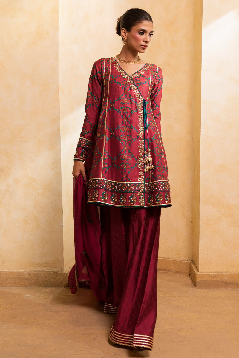 Ansab Jahangir | Artisan Prints 26 | Regalia - Formal Dress - available at Maria Faisal in UK and USA.