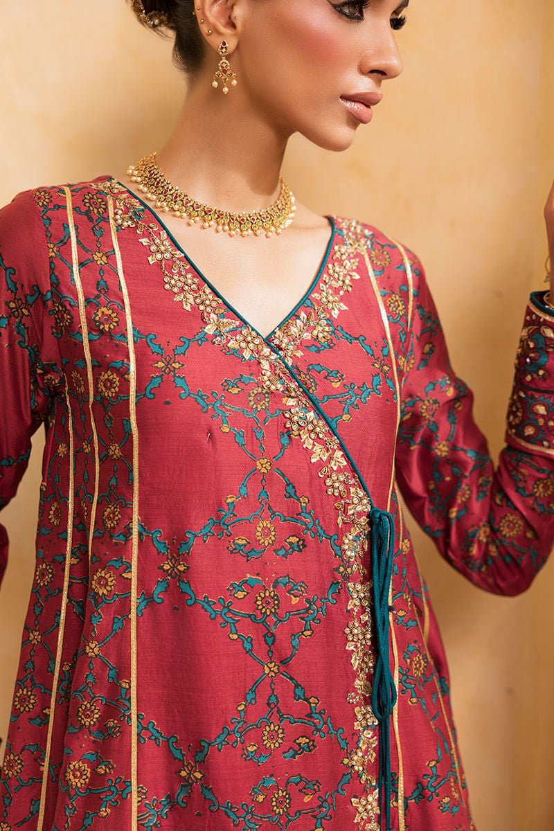 Ansab Jahangir | Artisan Prints 26 | Regalia - Formal Dress - available at Maria Faisal in UK and USA.