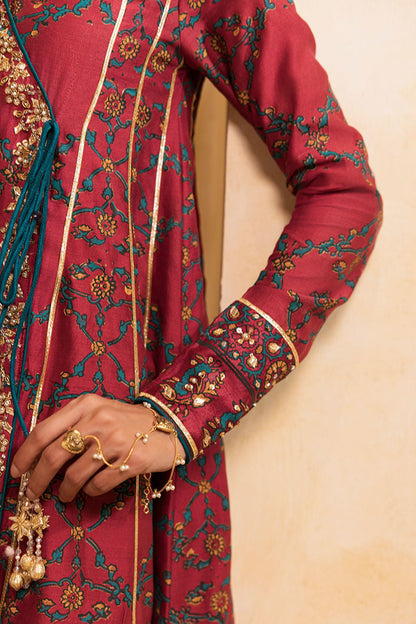 Ansab Jahangir | Artisan Prints 26 | Regalia - Formal Dress - available at Maria Faisal in UK and USA.