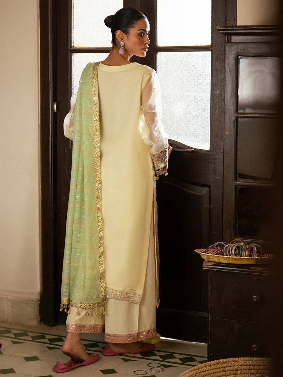 Salitex | Signature Festive Chiffon | JI045 by Maria Faisal - Registered Vendor of : Salitex - type : Ladies Clothes - 100% original wedding dresses