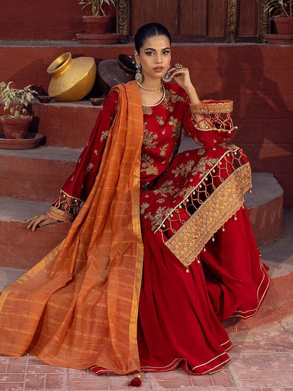 Salitex | Signature Festive Chiffon | JI020 by Maria Faisal - Registered Vendor of : Salitex - type : Ladies Clothes - 100% original wedding dresses