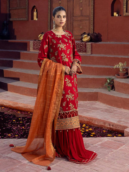 Salitex | Signature Festive Chiffon | JI020 by Maria Faisal - Registered Vendor of : Salitex - type : Ladies Clothes - 100% original wedding dresses