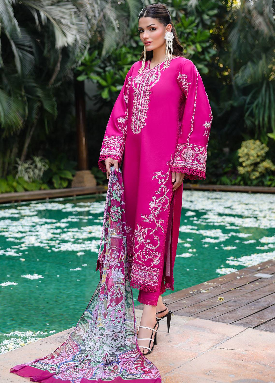 Sahane | Lovent Embroidered Pret 25 | ME23007 Seraph by Maria Faisal - Registered Vendor of : Sahane - type : Ladies Clothes - 100% original wedding dresses