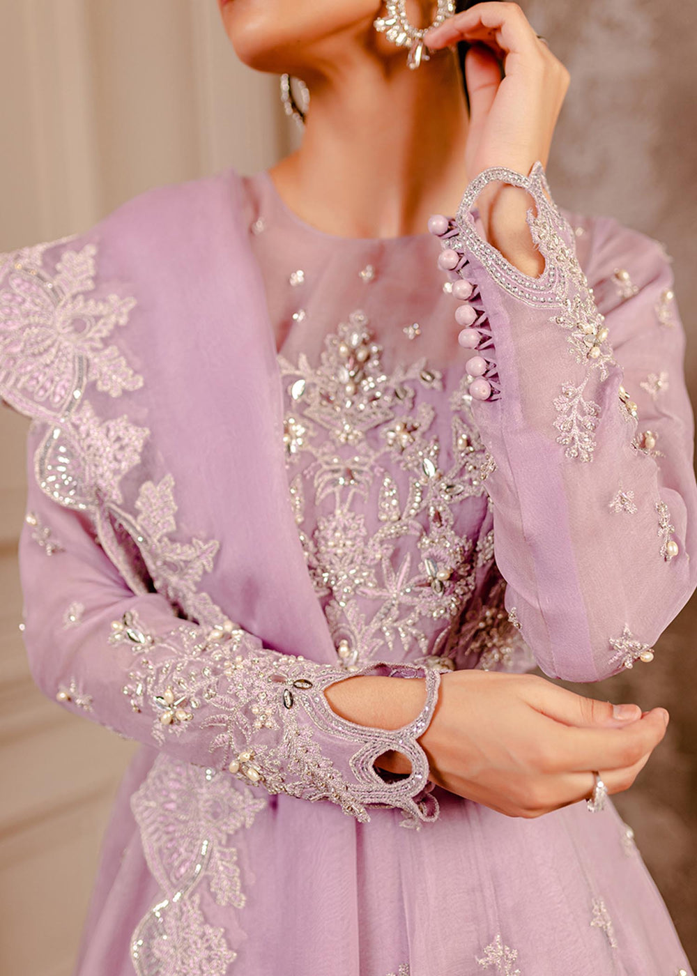 Fozia Khalid I Dilkash Festive Wear 25 | Peri Winkle -  - Maria Faisal