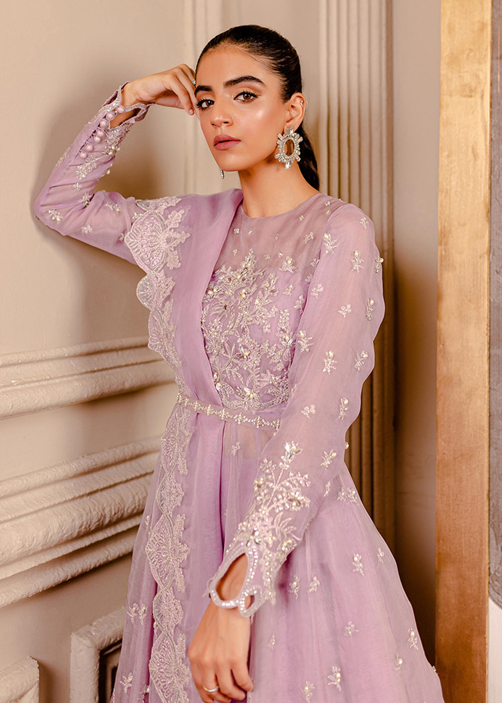 Fozia Khalid I Dilkash Festive Wear 25 | Peri Winkle -  - Maria Faisal