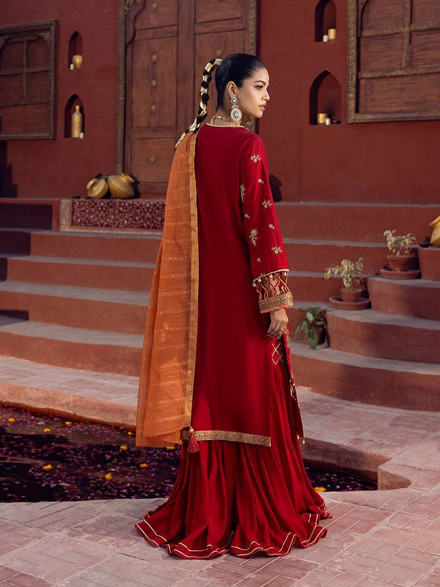 Salitex | Signature Festive Chiffon | JI020 by Maria Faisal - Registered Vendor of : Salitex - type : Ladies Clothes - 100% original wedding dresses