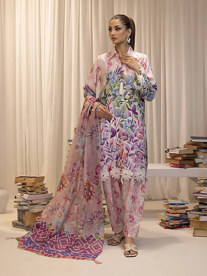 Salitex | Sibel Printed Lawn Silk | ST-04 by Maria Faisal - Registered Vendor of : Salitex - type : Ladies Clothes - 100% original wedding dresses
