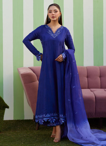 Farah Talib Aziz | Luna Eid 26 | Elaris Shirt And Dupatta - Luxury Dress - available at Maria Faisal in UK and USA.