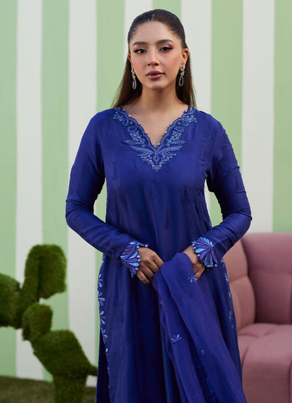 Farah Talib Aziz | Luna Eid 26 | Elaris Shirt And Dupatta - Luxury Dress - available at Maria Faisal in UK and USA.