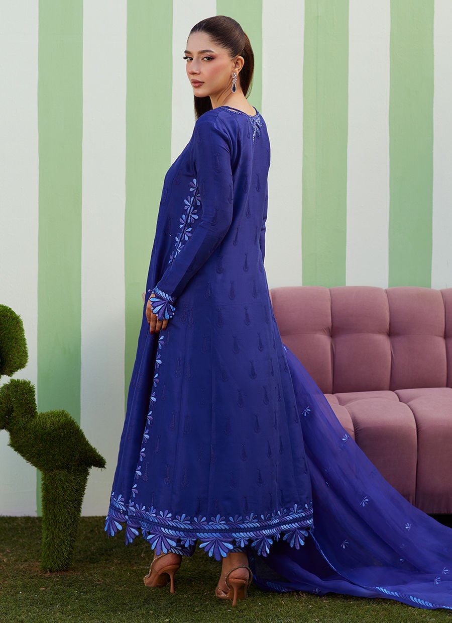 Farah Talib Aziz | Luna Eid 26 | Elaris Shirt And Dupatta - Luxury Dress - available at Maria Faisal in UK and USA.