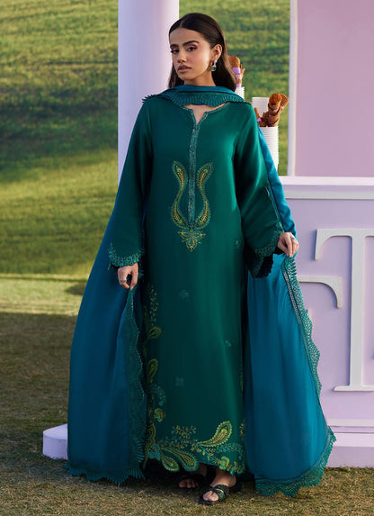 Farah Talib Aziz | Luna Eid 26 | Zayra Shirt And Dupatta - Luxury Dress - available at Maria Faisal in UK and USA.