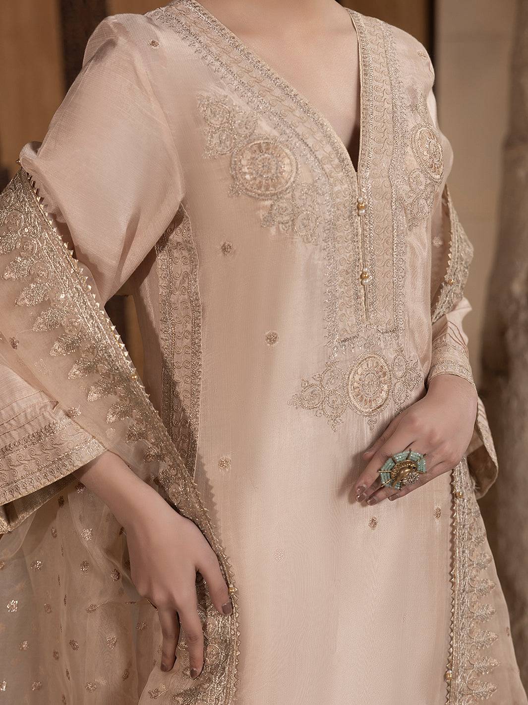 Hem Stitch | Raw Silk Edit 25 |Janan by Maria Faisal - Registered Vendor of : Hemstitch - type : Ladies Clothes - 100% original wedding dresses