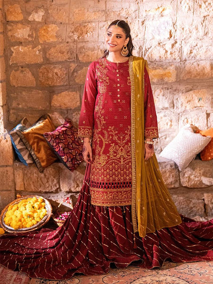 Salitex | Shehnai Festive | No024 by Maria Faisal - Registered Vendor of : Salitex - type : Ladies Clothes - 100% original wedding dresses