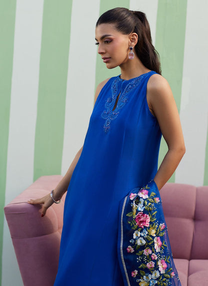 Farah Talib Aziz | Luna Eid 26 | Lara Shirt And Dupatta - Luxury Dress - available at Maria Faisal in UK and USA.