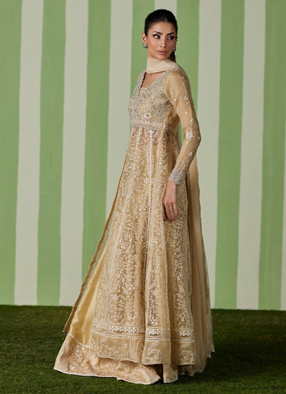 Farah Talib Aziz | Luna Eid 26 | Ayra Kalidaar With Dupatta - Luxury Dress - available at Maria Faisal in UK and USA.