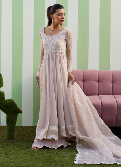 Farah Talib Aziz | Luna Eid 26 | Keshi Kalidaar With Dupatta - Luxury Dress - available at Maria Faisal in UK and USA.