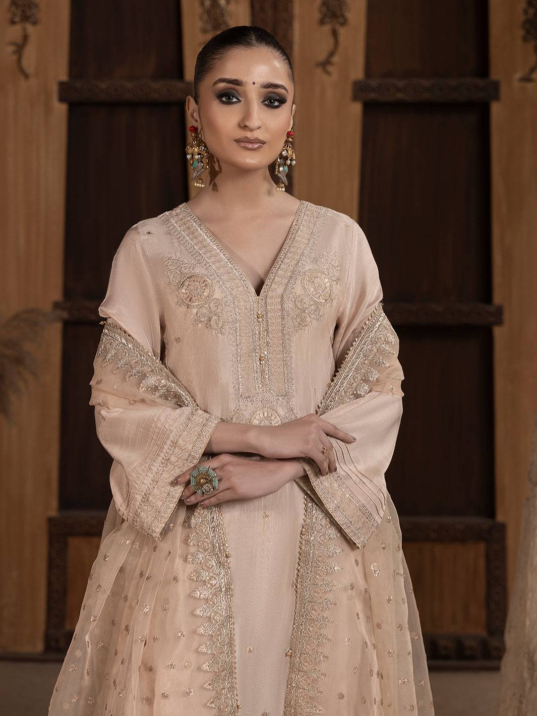 Hem Stitch | Raw Silk Edit 25 |Janan by Maria Faisal - Registered Vendor of : Hemstitch - type : Ladies Clothes - 100% original wedding dresses