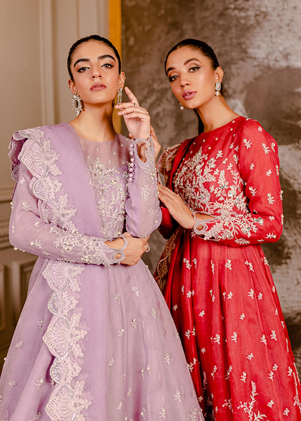Fozia Khalid I Dilkash Festive Wear 25 | Peri Winkle -  - Maria Faisal