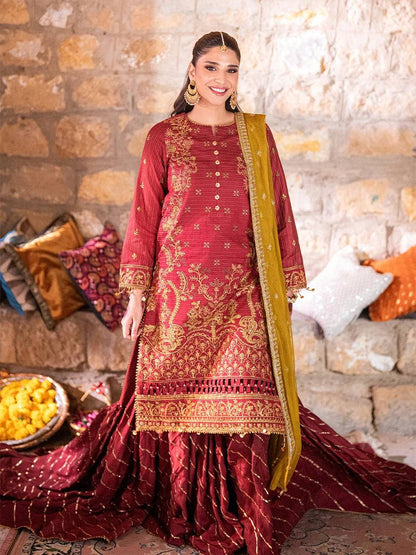 Salitex | Shehnai Festive | No024 by Maria Faisal - Registered Vendor of : Salitex - type : Ladies Clothes - 100% original wedding dresses