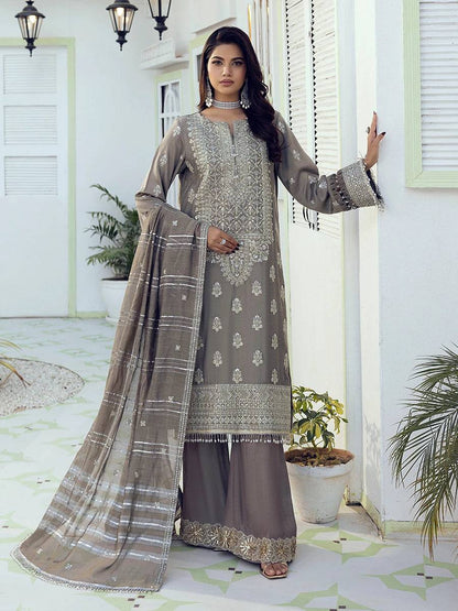 Salitex | Signature Festive Chiffon | NO009 by Maria Faisal - Registered Vendor of : Salitex - type : Ladies Clothes - 100% original wedding dresses