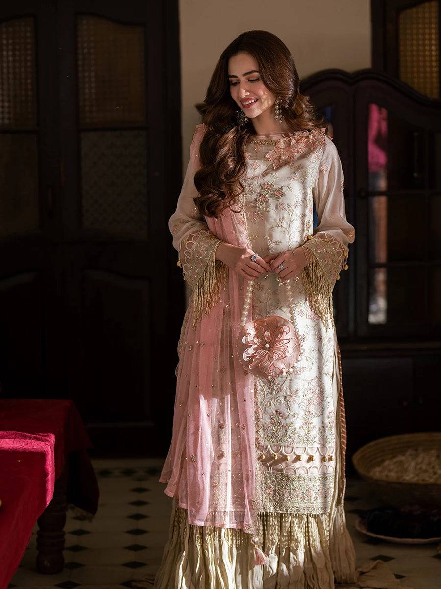 Salitex | Signature Festive Chiffon | NO033 by Maria Faisal - Registered Vendor of : Salitex - type : Ladies Clothes - 100% original wedding dresses