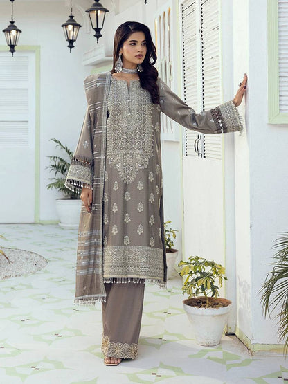 Salitex | Signature Festive Chiffon | NO009 by Maria Faisal - Registered Vendor of : Salitex - type : Ladies Clothes - 100% original wedding dresses