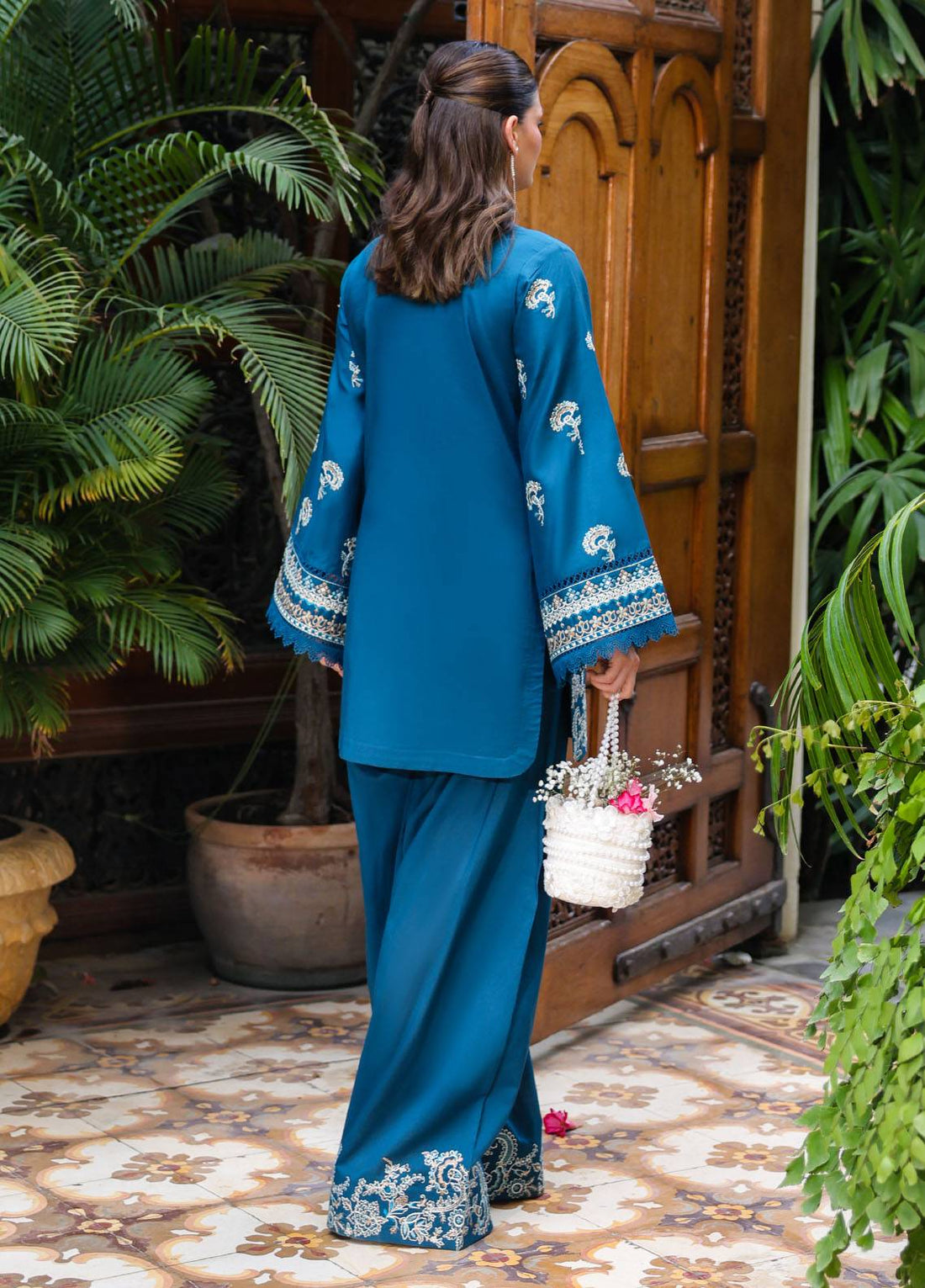 Sahane | Lovent Embroidered Pret 25 | ME23001 Euphoria by Maria Faisal - Registered Vendor of : Sahane - type : Ladies Clothes - 100% original wedding dresses