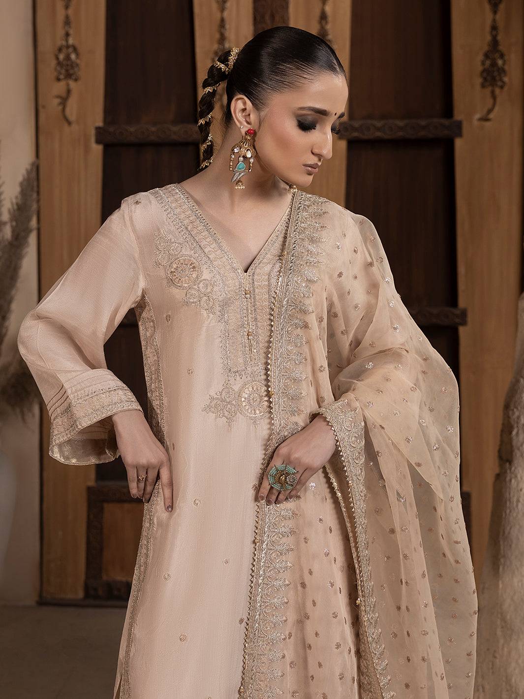 Hem Stitch | Raw Silk Edit 25 |Janan by Maria Faisal - Registered Vendor of : Hemstitch - type : Ladies Clothes - 100% original wedding dresses