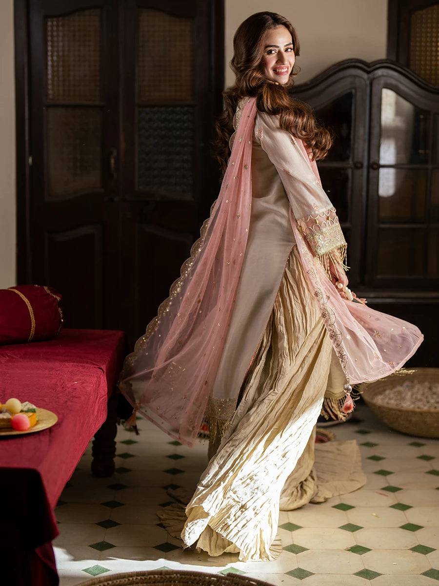 Salitex | Signature Festive Chiffon | NO033 by Maria Faisal - Registered Vendor of : Salitex - type : Ladies Clothes - 100% original wedding dresses