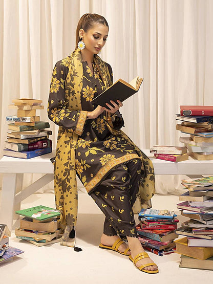 Salitex | Sibel Printed Lawn Silk | ST-02 by Maria Faisal - Registered Vendor of : Salitex - type : Ladies Clothes - 100% original wedding dresses