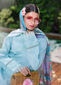 Sahane | Lovent Embroidered Pret 25 | ME23004 Celeste by Maria Faisal - Registered Vendor of : Sahane - type : Ladies Clothes - 100% original wedding dresses