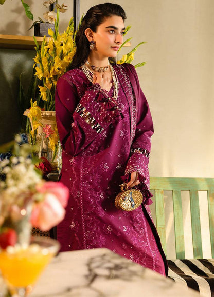 Sahane | In Laws in Lawn Eid Edit | CT-21002 Berry by Maria Faisal - Registered Vendor of : Sahane - type : Ladies Clothes - 100% original wedding dresses