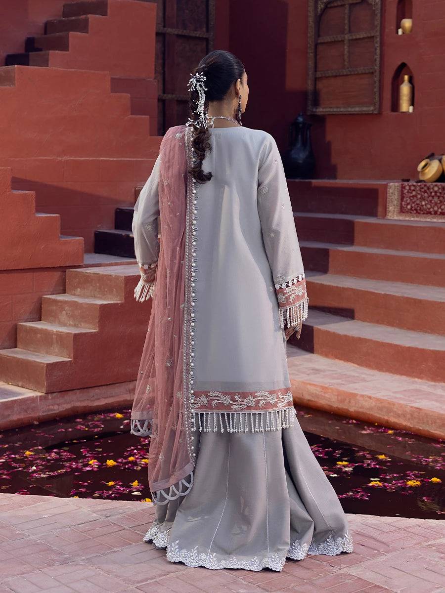 Salitex | Signature Festive Chiffon | JI014 by Maria Faisal - Registered Vendor of : Salitex - type : Ladies Clothes - 100% original wedding dresses