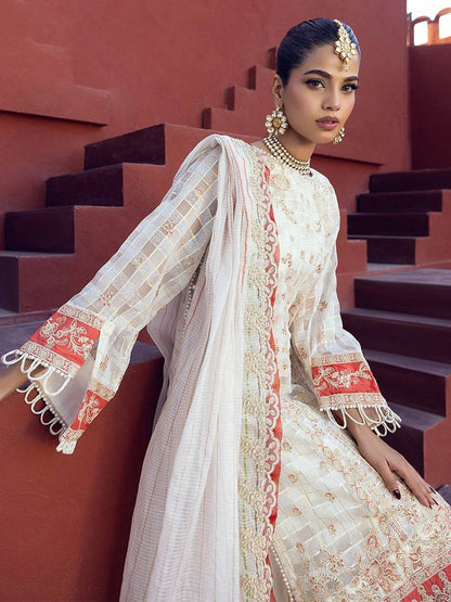 Salitex | Signature Festive Chiffon | JI024 by Maria Faisal - Registered Vendor of : Salitex - type : Ladies Clothes - 100% original wedding dresses