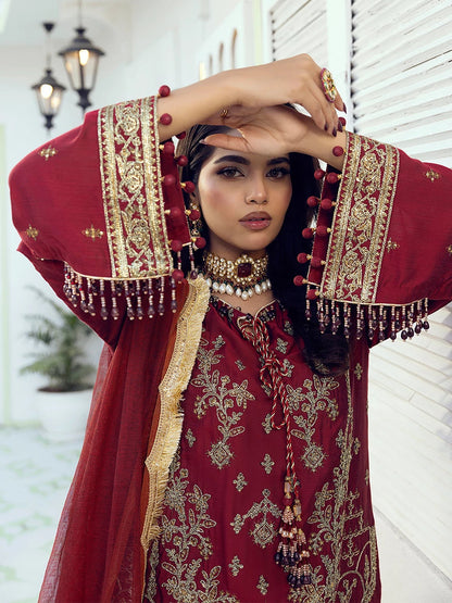 Salitex | Signature Festive Chiffon | NO008 by Maria Faisal - Registered Vendor of : Salitex - type : Ladies Clothes - 100% original wedding dresses