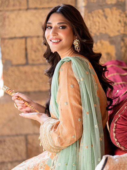 Salitex | Shehnai Festive | No032 by Maria Faisal - Registered Vendor of : Salitex - type : Ladies Clothes - 100% original wedding dresses